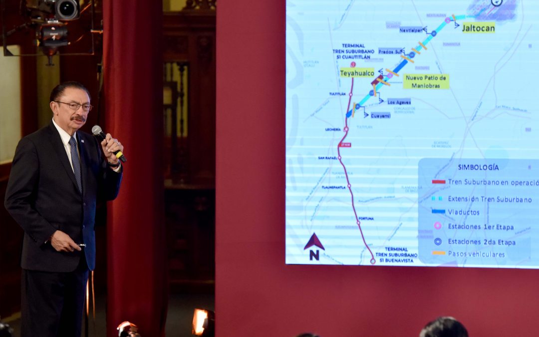 Tren Suburbano conectará con aeropuerto de Santa Lucía