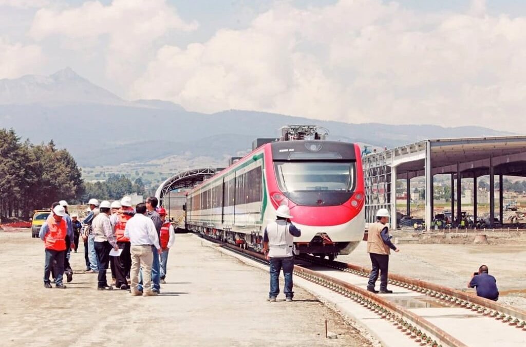 Tren Suburbano al AIFA con avance de 36%