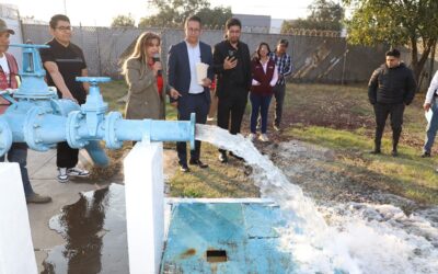 Rehabilitan pozo de agua en La Joya